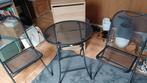 Tuinsetje van strekmetaal, Tuin en Terras, Overige materialen, Nieuw, Tuinset, Eettafel