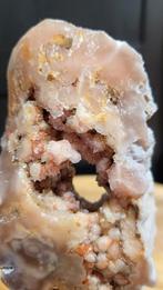 Roze amethist op standaard, Ophalen of Verzenden