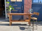 super tof dressoir tafel gemaakt van oude werkbank, Ophalen