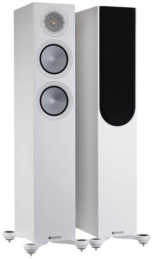 Monitor Audio silver 200 satin white Luidsprekers, Audio, Tv en Foto, Luidsprekers, Nieuw, Front, Rear of Stereo speakers, Overige merken