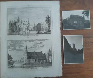 59-60/ huis Wissen kopergravure 1792   2 foto's uit 1934 beschikbaar voor biedingen