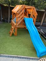 Houten speelhuis | Little Tikes | Glijbaan en schommel, Kinderen en Baby's, Speelgoed | Buiten | Speeltoestellen, Ophalen, Gebruikt