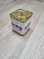 Oude Blikken opbergblik King Pepermunt Sneek woonaccessoires, Ophalen of Verzenden, Gebruikt