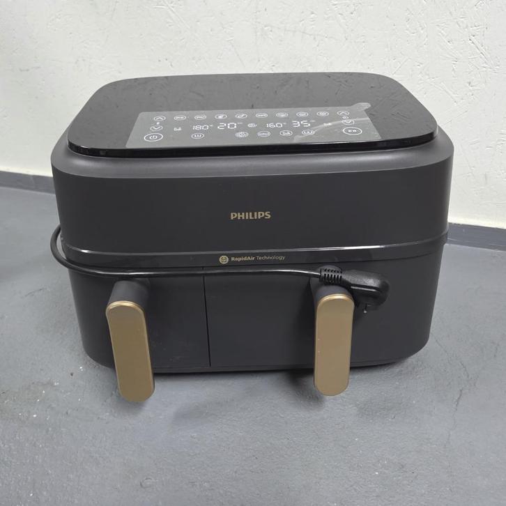 9012-202512: Rapid Air Serie 3000 NA352/00 Dubbele Airfryer, Witgoed en Apparatuur, Airfryers, Nieuw, Airfryer XXL, 750 t/m 999 gram