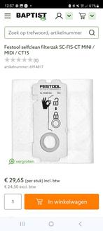 Festool Filterzak SC-FIS-CT MINI/MIDI/CT15 - Nieuw, Ophalen, Nieuw