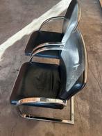 2 Knoll Brno stoelen Tubular Design by Ludwig Mies, Ophalen of Verzenden, Gebruikt, Zwart, Twee