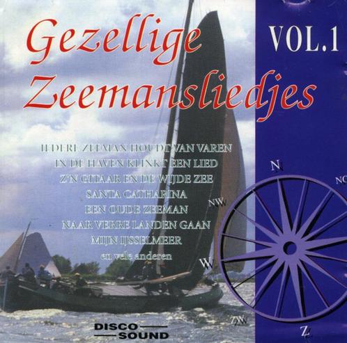 Zeemansliedjes - Gezellige Zeemansliedjes Vol.1**, Cd's en Dvd's, Cd's | Nederlandstalig, Zo goed als nieuw, Levenslied of Smartlap
