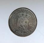 1 gulden 1865 Willem lll, Postzegels en Munten, Munten | Nederland, 1 gulden, Koning Willem III, Zilver, Ophalen of Verzenden