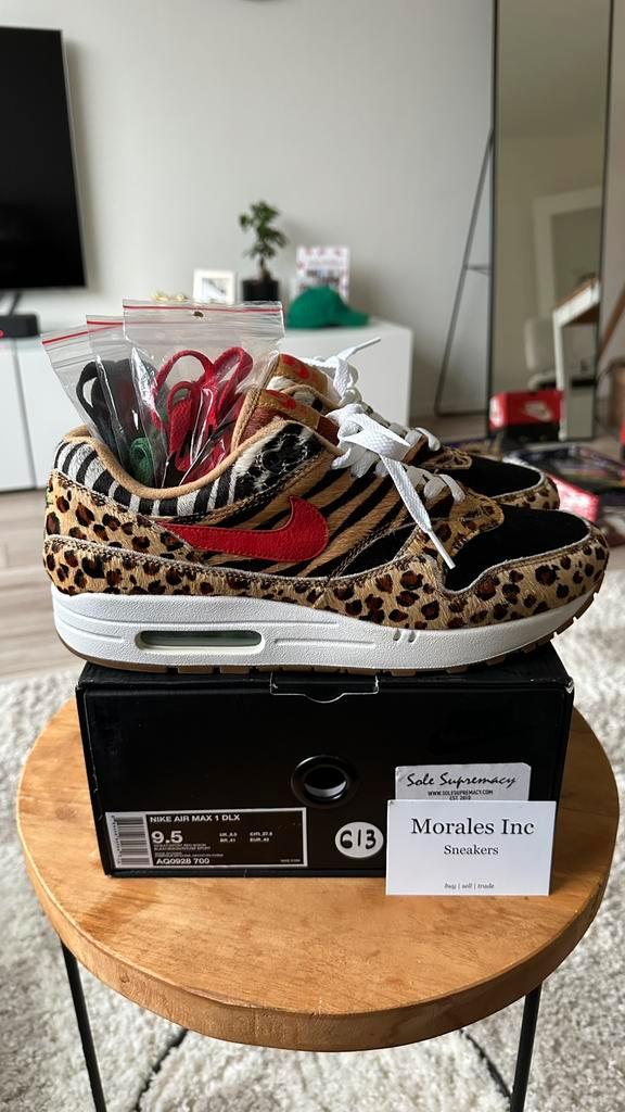 Nike Air Max 1 Atmos Animal Pack 2.0 (2018) EU 43 top staat, Kleding | Heren, Schoenen, Ophalen of Verzenden