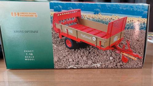 Krone Optimat Meststrooier 1:16, Hobby en Vrije tijd, Modelauto's | 1:32, Nieuw, Tractor of Landbouw, Universal Hobbies, Ophalen of Verzenden
