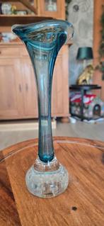 ASEDA Sweden Blue art glass Jack In The Pulpit Bubble bud Va, Antiek en Kunst, Ophalen of Verzenden