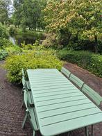 nieuwe fermob Luxembourg tafel 207x100 6 stoelen cactus, Tuin en Terras, Ophalen, Nieuw, Rechthoekig