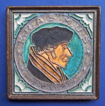 Porceleyne Fles Cloisonne Tegel Erasmus (p177-124) Zeldzaam beschikbaar voor biedingen