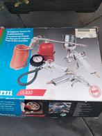 Compressor, drukmeter, verfspuit met toebehoren, Doe-het-zelf en Verbouw, Compressors, Ophalen, Zo goed als nieuw, 6 tot 10 bar