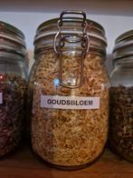 Goudsbloem in glazen pot, Ophalen of Verzenden, Zo goed als nieuw