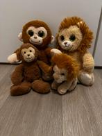 Knuffel Dieren: Aap & Leeuw Collectie, Kinderen en Baby's, Speelgoed | Knuffels en Pluche, Ophalen of Verzenden, Gebruikt, Overige typen