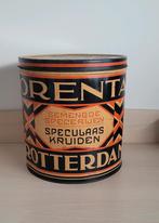 Oud Orento Speculaaskruiden blik Rotterdam, Verzamelen, Blikken, Ophalen of Verzenden, Gebruikt, Overige