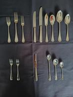 Zwaar verzilverd bestek Hollands glad, Ophalen of Verzenden, Zo goed als nieuw, Zilver