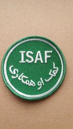 Mouwembleem ISAF Afghanistan, Verzamelen, Militaria | Algemeen, Ophalen of Verzenden, Landmacht, Nederland, Embleem of Badge