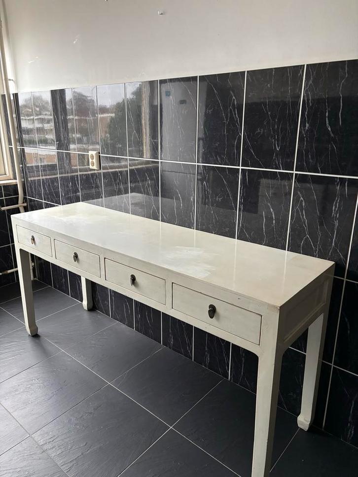 Sitetable in Chinese look, Huis en Inrichting, Tafelonderdelen, Gebruikt, Tafelblad, 150 tot 200 cm, Minder dan 50 cm, Rechthoekig