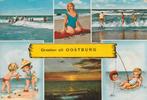 OOSTBURG Branding Strand Avond Zee Groeten, Verzamelen, Ansichtkaarten | Nederland, Verzenden, 1960 tot 1980, Gelopen, Zeeland