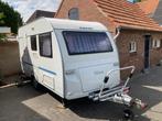 Adria Altea 390 ps voortent, luifel en fietsenrek, Caravans en Kamperen, Caravans, Treinzit, 750 - 1000 kg, Particulier, Schokbreker
