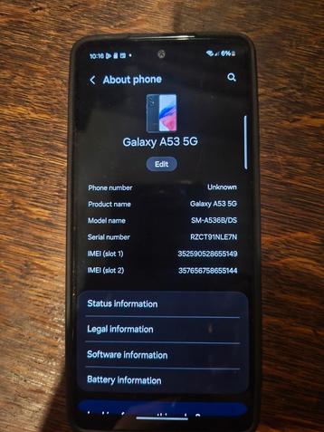 Samsung A53 5G beschikbaar voor biedingen