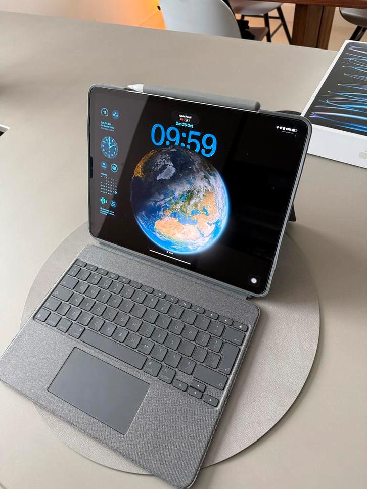 iPad Pro 12.9" 6e Gen 256GB (2022), Computers en Software, Apple iPads, Zo goed als nieuw, Apple iPad Pro, Wi-Fi, 12 inch, 256 GB