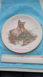 Sierbord afbeelding Vos, Ophalen of Verzenden, Zo goed als nieuw, Porselein, Kop en/of schotel