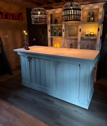 Landelijke Barset / Bar / Balie - Prachtig voor Thuiscafé beschikbaar voor biedingen