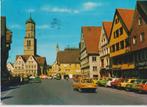 Duitsland, Biberach met auto's oa BMW 1602 BMW 2002, Audi 80, Verzamelen, Ansichtkaarten | Buitenland, Gelopen, Duitsland, Ophalen of Verzenden