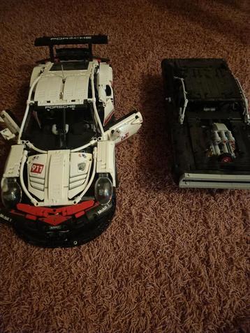 Lego technic Porsche en soms Dodge compleet  beschikbaar voor biedingen