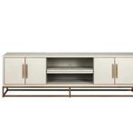 tv dressoir model White bone van Richmond Interiors *SALE*, Ophalen, Eikenhout, Richmond Interiors model Whitebone brass, Nieuw