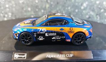 Alpine A110 CUP #76 1/43 Bburago B076 beschikbaar voor biedingen