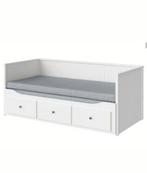 Ikea hemnes bedbank, Huis en Inrichting, Ophalen, Gebruikt, Wit, Tweepersoons