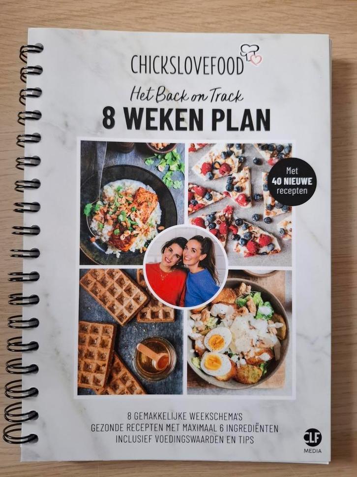 Chickslivefood Back on Track 8 Weken Plan, Boeken, Kookboeken, Zo goed als nieuw, Hoofdgerechten, Taart, Gebak en Desserts, Overige typen