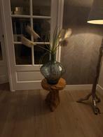 Mooie vaas, inclusief bloemen, Ophalen, Zo goed als nieuw, Glas, Minder dan 50 cm