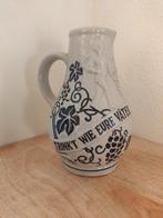West Germany vintage wijnkruik, Huis en Inrichting, Woonaccessoires | Vazen, Overige kleuren, Aardewerk of Porselein, Ophalen of Verzenden