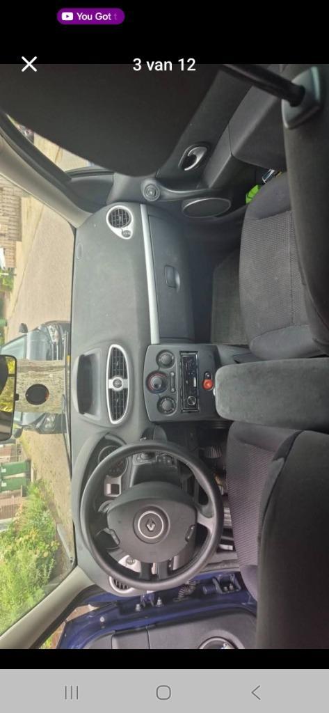 Renault Clio 1.2 TCE 100 Estate 2008 Blauw, Auto's, Renault, Particulier, Clio, Benzine, B, Stationwagon, Handgeschakeld, Origineel Nederlands