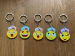 5 nieuwe emoji sleutelhangers, Ophalen of Verzenden, Nieuw, Knuffel of Figuurtje