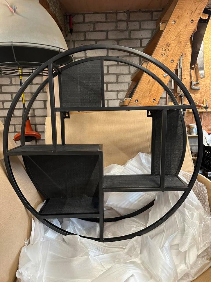 Wandrek Zwart Mango - 80CM - Nieuw in doos, Huis en Inrichting, Woonaccessoires | Wandplanken en Boekenplanken, Nieuw, Ophalen of Verzenden