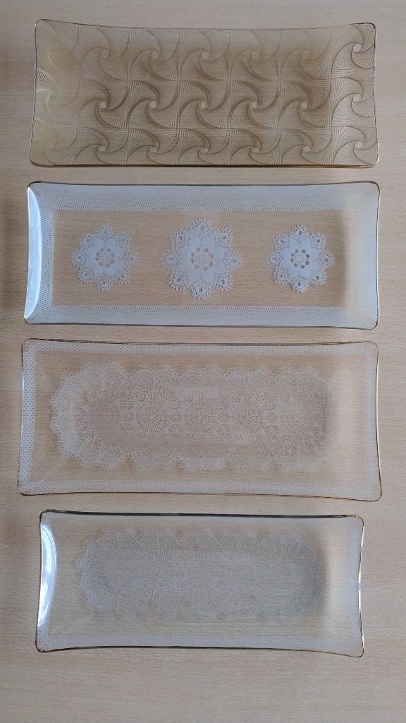 Decoratieve glazen schalen, Antiek en Kunst, Antiek | Schalen, Ophalen