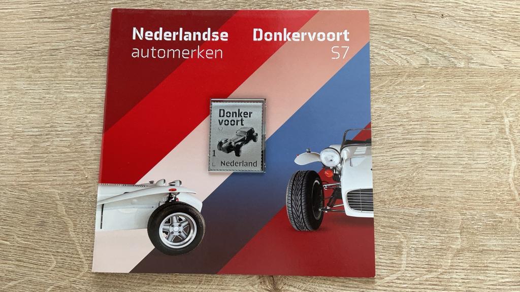Zilveren postzegel Nederlandse automerken Donkervoort S7, Ophalen of Verzenden, Na 1940, Postfris