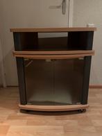 Tv meubel met glazen deuren, Ophalen, Gebruikt, 100 tot 150 cm, 50 tot 100 cm