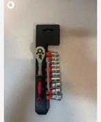Doppen set 1/4 inclusief ratel 12-delig Nieuw 3 stuks, Nieuw, Ophalen of Verzenden, Nvt, Nvt