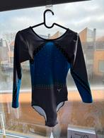 Ingeturnd (merk) Turnpakje S Blauw, grijs met lange mouwen, Sport en Fitness, Turnen, Verzenden, Zo goed als nieuw
