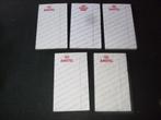 Amstel notepads / notitieboekje (nr.2) 5 stuks, Ophalen of Verzenden, Nieuw, Overige typen, Amstel