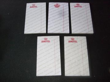 Amstel notepads / notitieboekje (nr.2) 5 stuks beschikbaar voor biedingen
