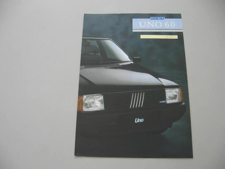 FT 656 FIAT UNO 60, 1987. folder, Boeken, Auto's | Folders en Tijdschriften, Zo goed als nieuw, Overige merken, Ophalen of Verzenden