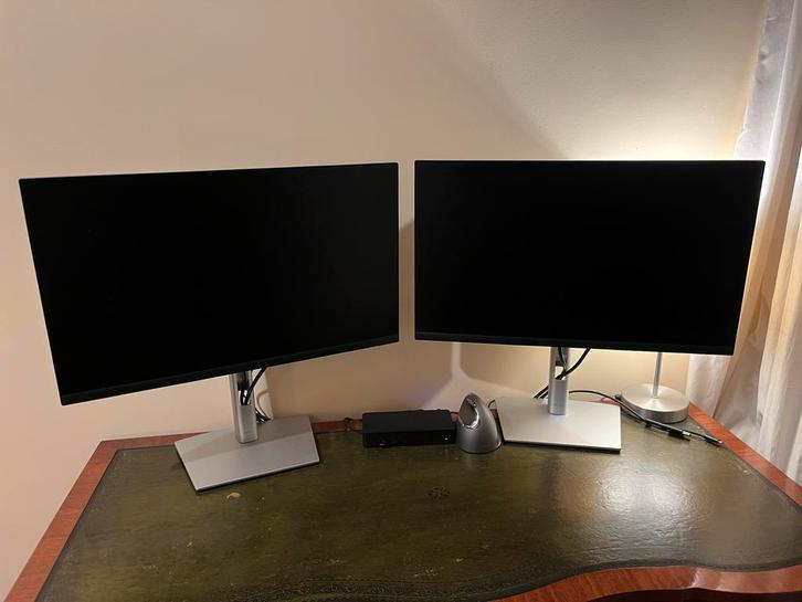 Twee Dell P2422H 24 inch monitoren, Computers en Software, Monitoren, Gebruikt, 60 Hz of minder, DisplayPort, In hoogte verstelbaar